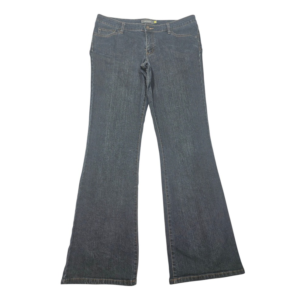 Venezia VTG Y2K Stretch Flare Jeans Dark Wash Blue Sz 3 Tall
